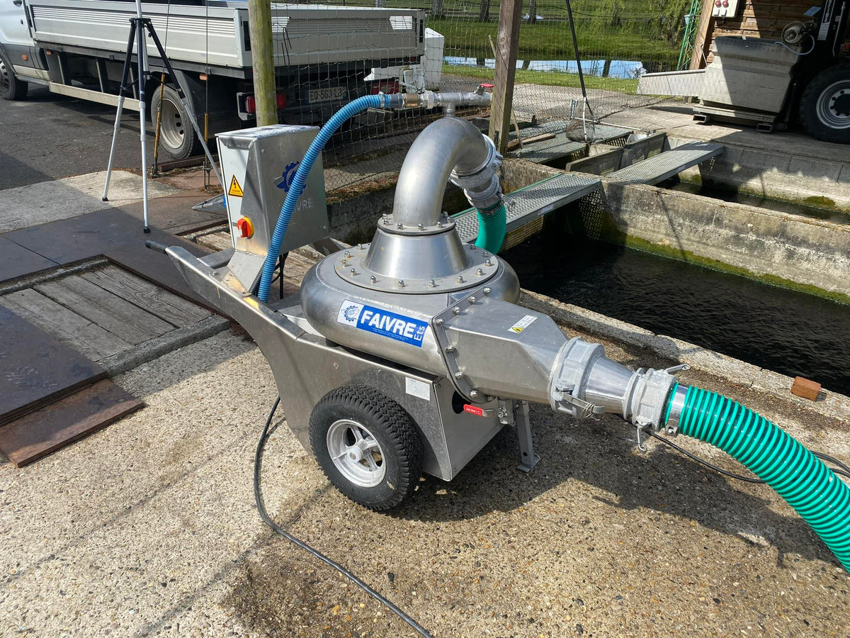 Effiziente und fischschonende  Fischpumpen für eine zuverlässige Fischmanipulation in der Aquakultur