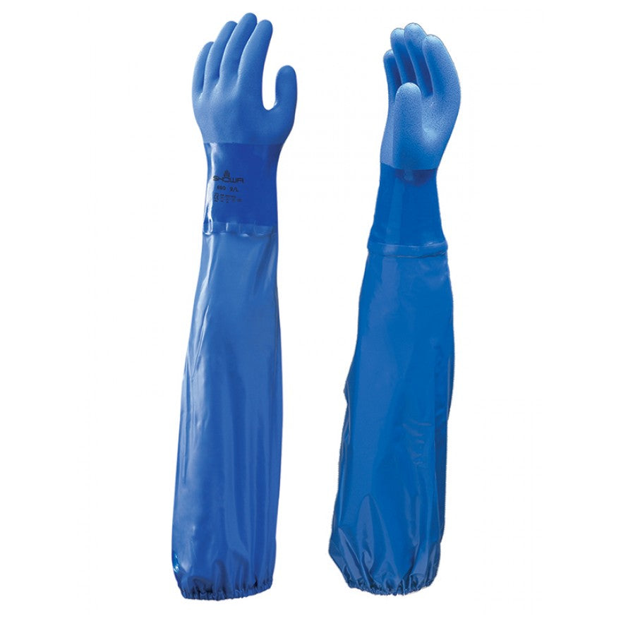 Handschuhe mit extra starken Armstulpen - Set 10 Paar - Alles-Fisch