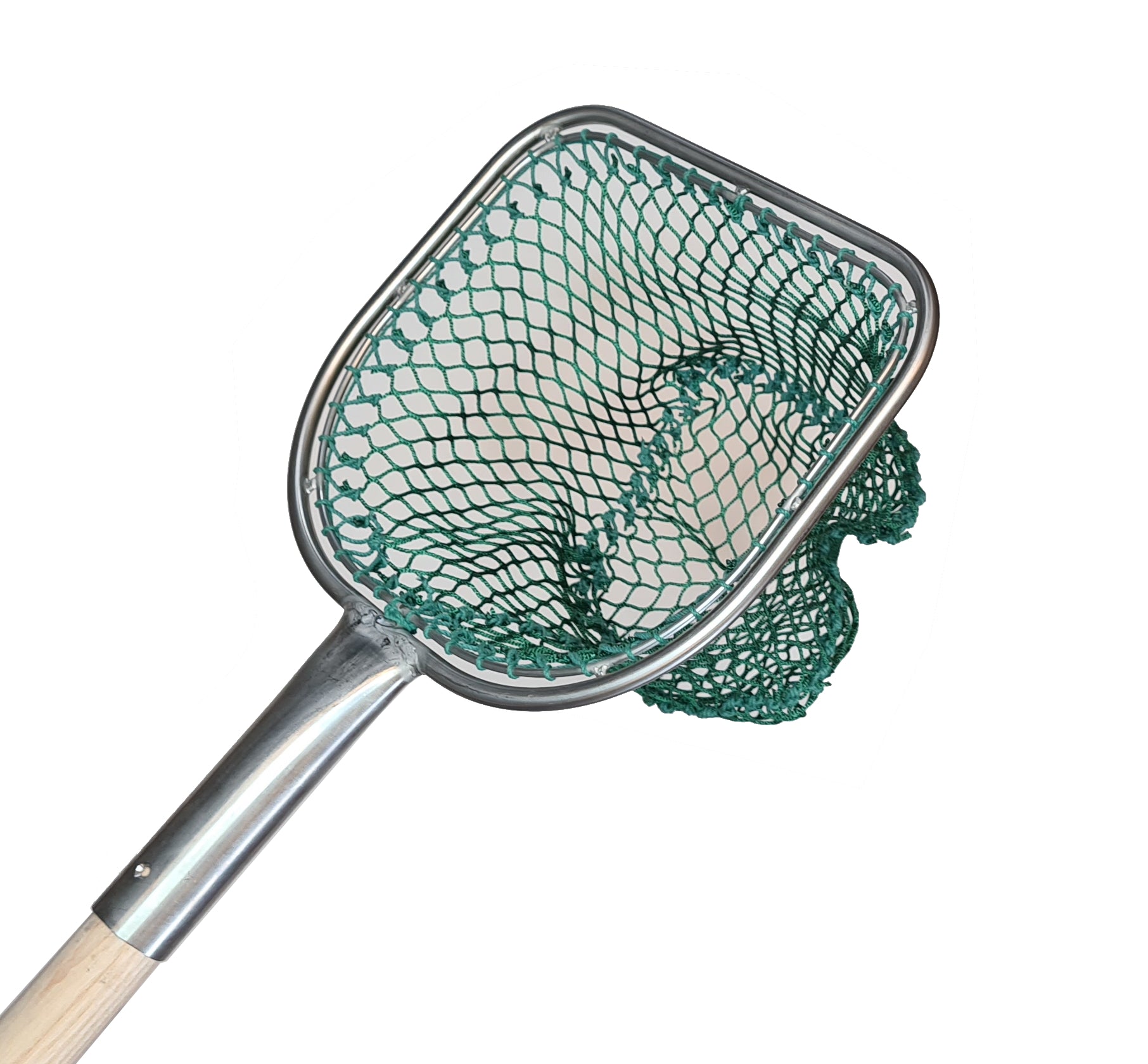 Edelstahl Kescherbügel mit Netz - Alles-Fisch