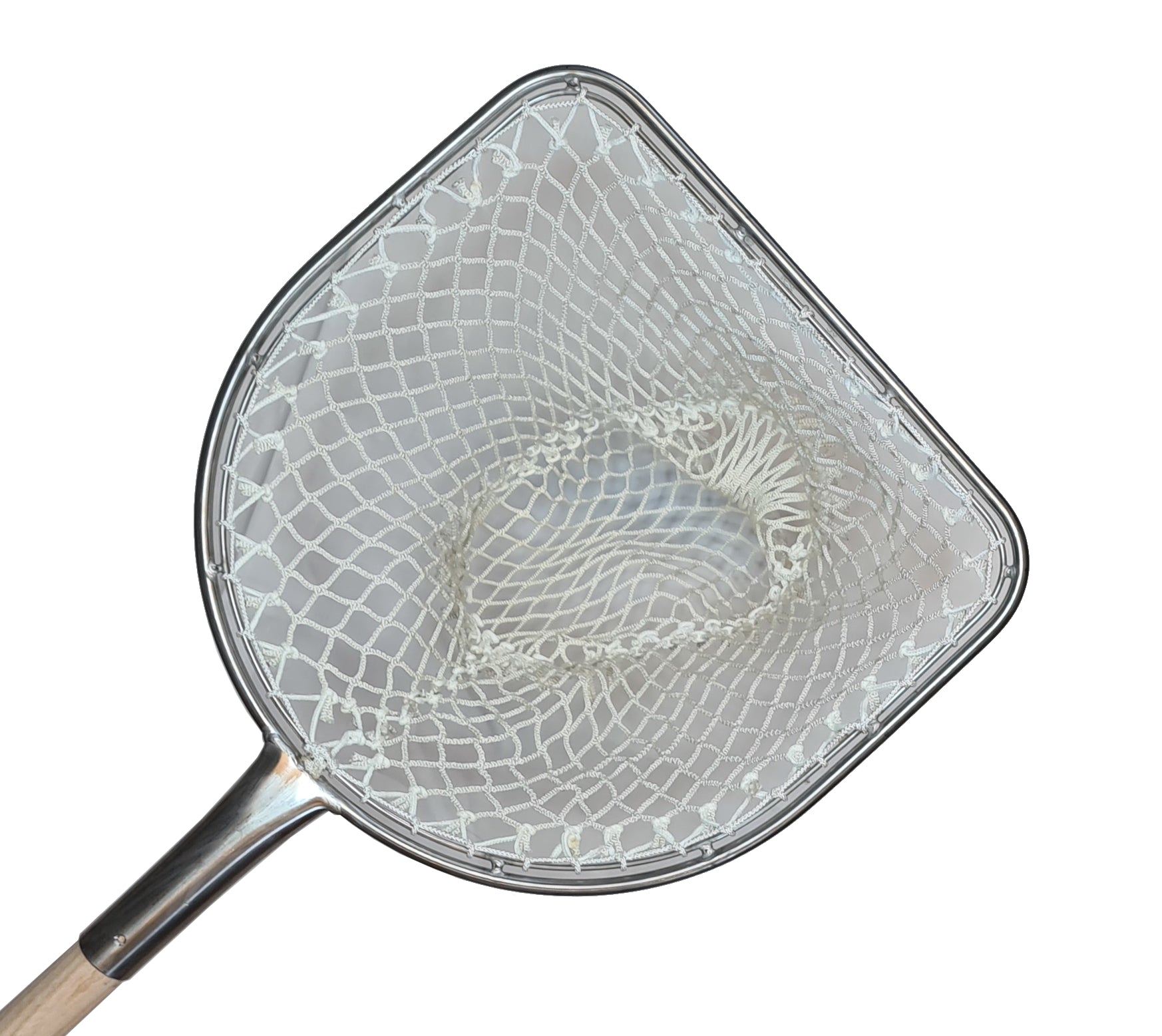 Edelstahl Kescherbügel mit Netz - Alles-Fisch