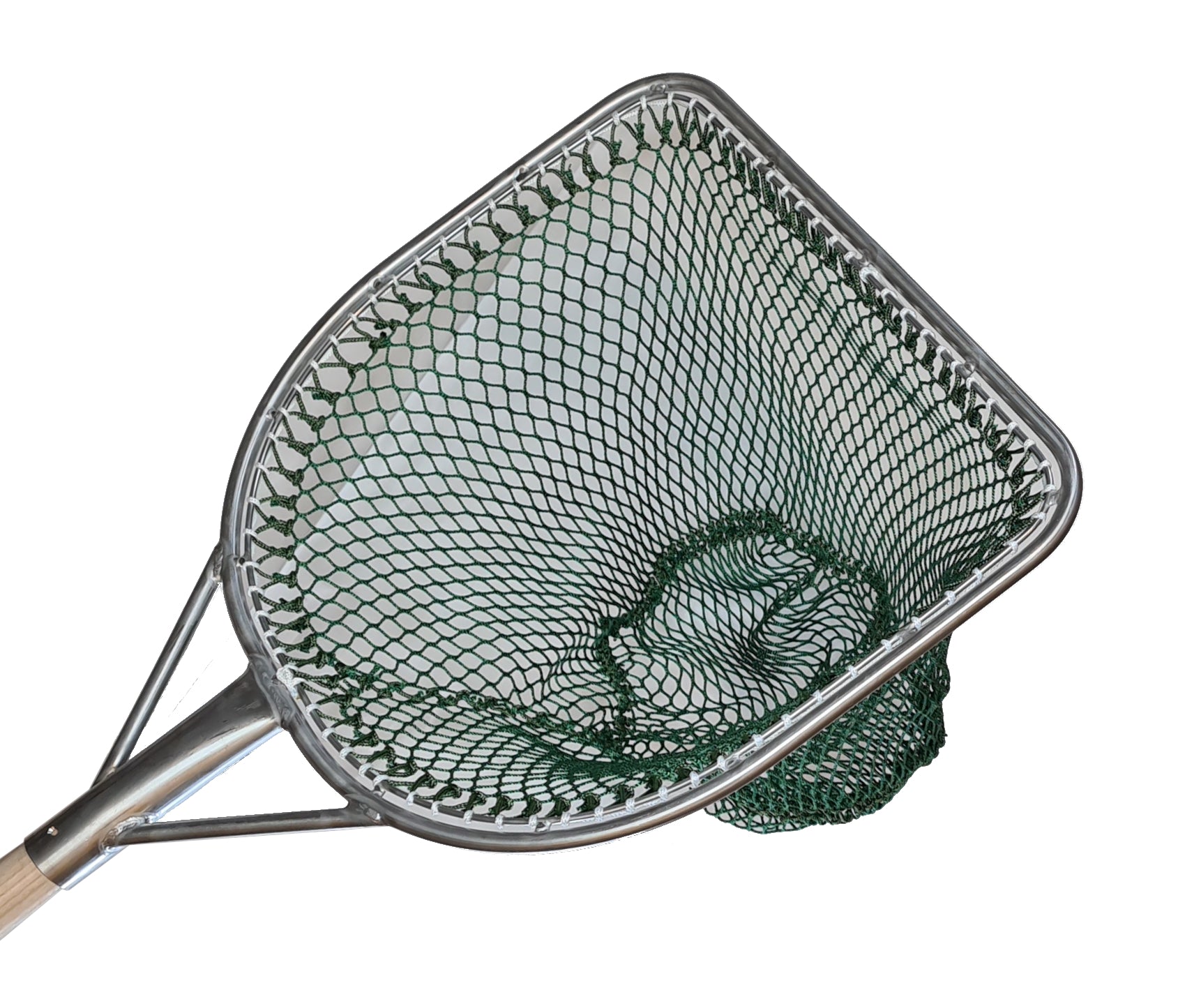 Edelstahl Kescherbügel mit Netz - Alles-Fisch