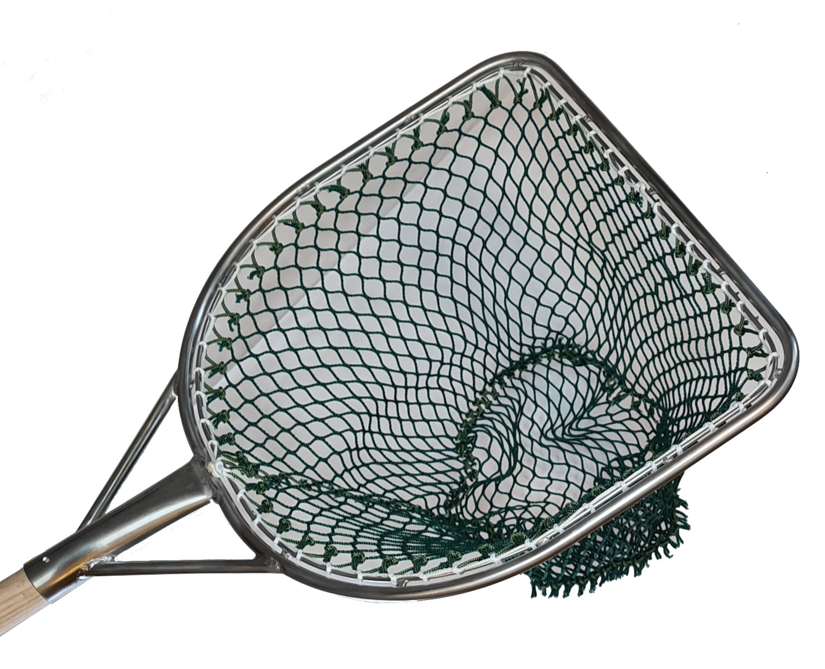 Edelstahl Kescherbügel mit Netz - Alles-Fisch
