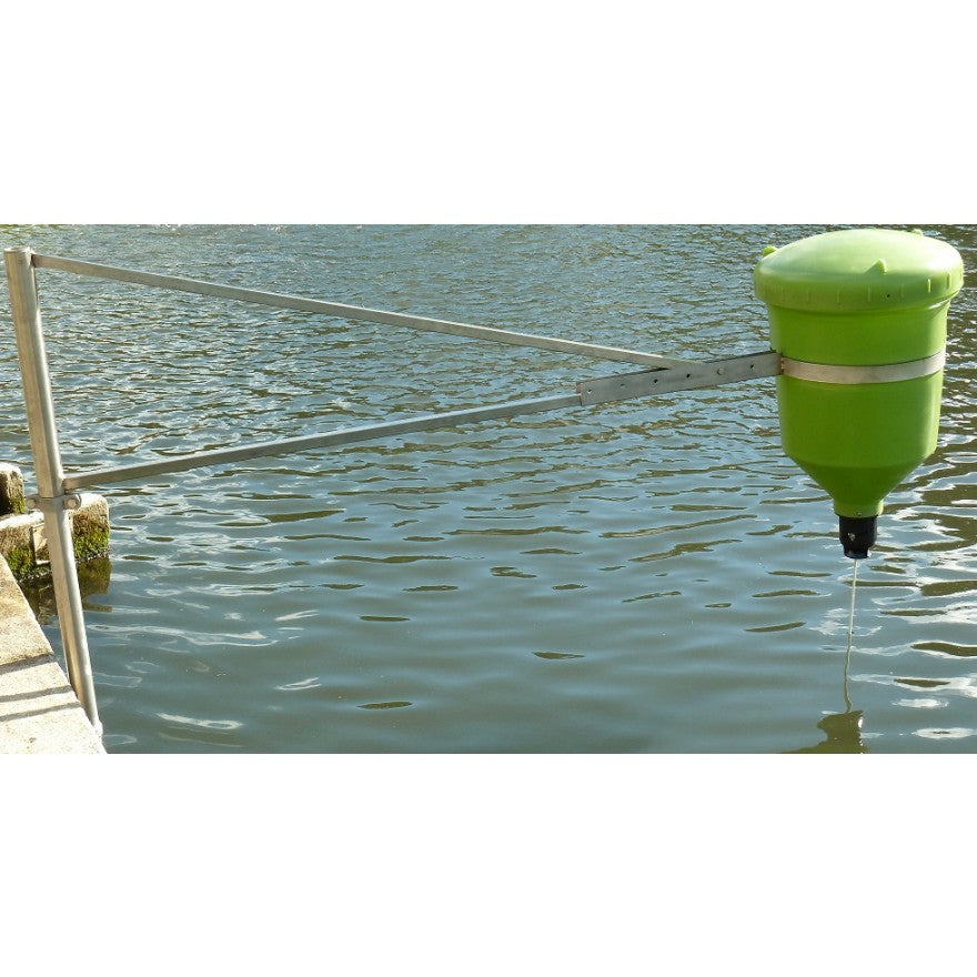 Schwenkarm mit Standrohr (Edelstahl) - Alles-Fisch